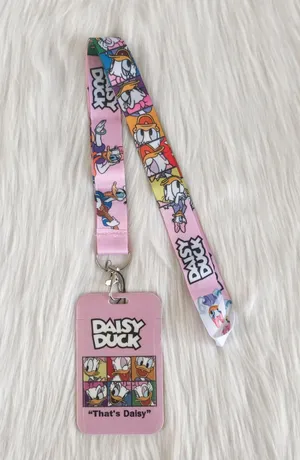 Daisy Duck lanyard with Id/ card holder thumbnail 1