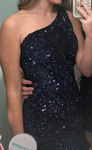 Homecoming Dress Blue Size M thumbnail 4