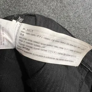 Abercrombie & Fitch High Rise‎ Skinny Jeans Black Front Seam Slit Hem 28 6L thumbnail 9