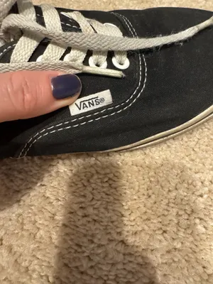 Black vans deck shoes thumbnail 3