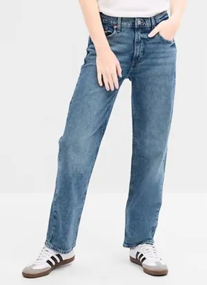 Gap 90s Loose Jeans Size 6/28R Blue Denim Mid Rise Straight Leg Casual Retro thumbnail 1