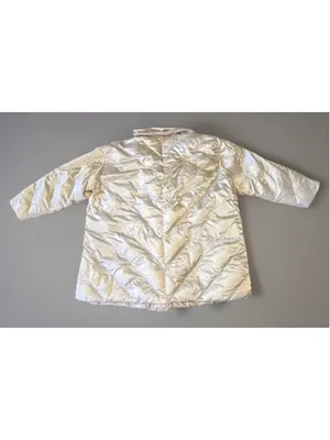 Women's AVA & VIV Ivory Puffer Jacket 2X thumbnail 2