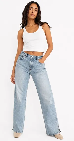 Abercrombie & Fitch Women 90s Straight Ultra High Rise Jeans 28/6 Retro‎ thumbnail 1