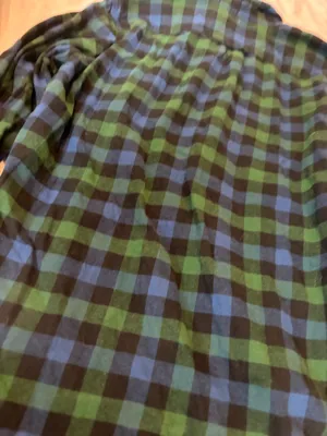 Eddie Bauer blue and green cotton flannel thumbnail 6