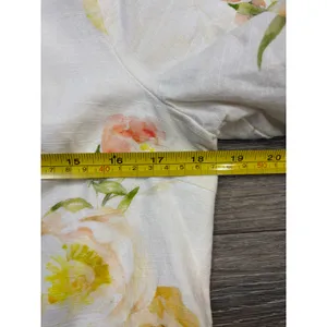 Vici Floral Scallop Hem Blouse Small Romantic Cottagecore Spring Top thumbnail 5