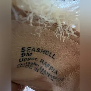 Matisse Seashell Cream Raffia Platform Slides 9 Tan thumbnail 10