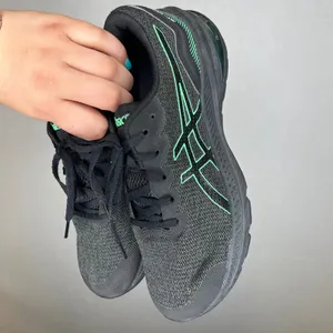 ASICS GT-1000 Womens Running Shoes Black Mint Green 1014A237 Size 6.5 US thumbnail 3