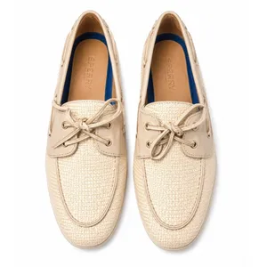 Sperry Boat Shoes Slimboat WM Women's Size 10 Beige Raffia Loafers NWOT thumbnail 2