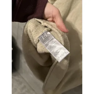 Free People Intimately Women's Oversized Wrap Sweater in Beige Size‎ Small thumbnail 4