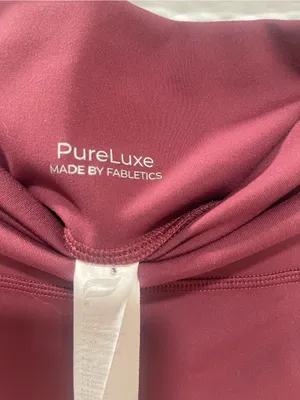 High-Waist Burgundy Seamless Leggings thumbnail 7