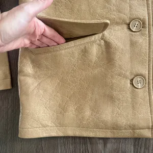 Urban Outfitters Sydney Oversized Dad Jacket Gold Tan 90s Phoebe Buffay Small thumbnail 9