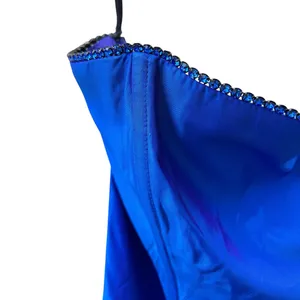 Gunne Sax Jessica McClintock Blue Strapless Prom Gown‎ Vintage Y2k Formal Dress thumbnail 7