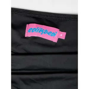 Edikted Black Ruched Cutout Mini Skirt Y2K Bodycon Going Out Clubwear Size M thumbnail 4