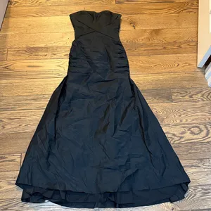 Angelina Faccenda Black Strapless Bridesmaid Dress‎ C28 thumbnail 3