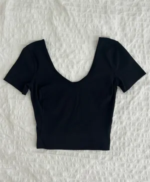 Lululemon Black Align Short Sleeve Top thumbnail 2