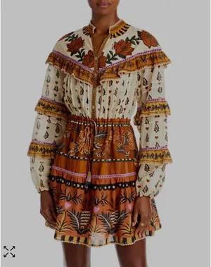 Farm Rio Mini Long Sleeve Dress thumbnail 2
