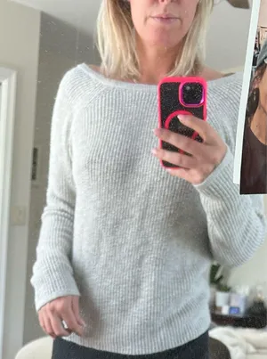 Aerie wrap knit sweater thumbnail 1