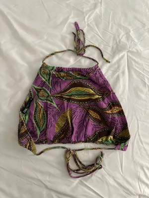 ZARA Floral Open Back Top thumbnail 2