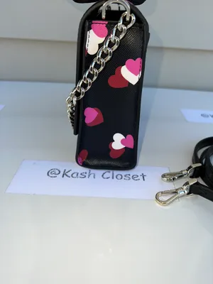Kate Spade Carson Flutter Hearts Printed Crossbody Bag & Purse thumbnail 5