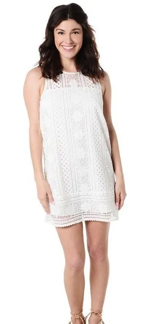 Cupcakes And‎ Cashmere Luca Lace Dress White Sz XS thumbnail 1