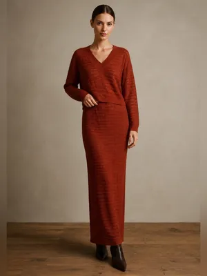 ASOS Pullover Knit Sweater Maxi Dress Size 0 thumbnail 8
