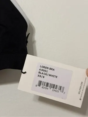 NWT Splits59 Loren Seamless Bra XS / Small NEW black S thumbnail 4