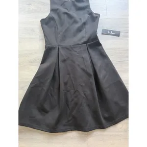 Lulus Womens Dress XS Black Fit & Flare Mini Party cocktail Formal Sleeveless thumbnail 2