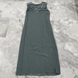Kd‎ Spring Womens Lagenlook Dress With Cardigan Art to Wear Green Size Large L thumbnail 4