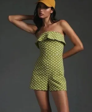 Corey Anthropologie Lynn Calter romper  thumbnail 1