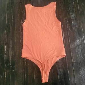 Buckle Black Bodysuit Tank Top Sleeveless Stretch Women's Size Small thumbnail 2