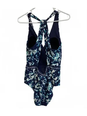 Jantzen Mare Tie Dye Wrap Open Back One Piece Swimsuit Size 12 thumbnail 4
