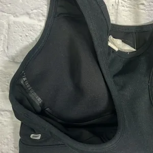 Fabletics black keyhole front sports bra thumbnail 5