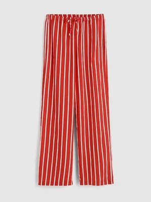Madewell Pull On Pants in Varsity Red Size Small NWT thumbnail 6