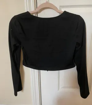Black Long Sleeve Top thumbnail 2