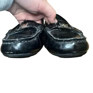 Lauren Ralph Lauren Loafers Block Heel Minimalist Office Classic Black 7.5 Chic thumbnail 6