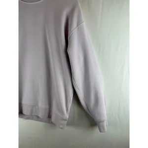 Lululemon Perfectly Oversized Crewneck Sweatshirt Lavender‎ Purple Cotton Size 0 thumbnail 6
