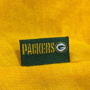 Nike Green bay Packers Jersey Womens Large Yellow Short Sleeve V Neck Pullover thumbnail 10