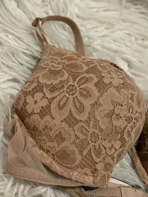 Victoria’s Secret 34C Nude Floral Lace Push Up Bra thumbnail 3