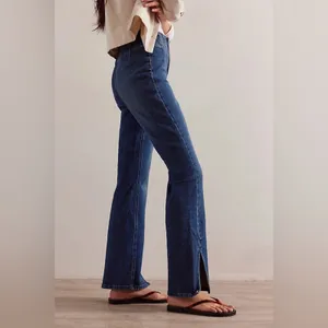 Free People We The Free Crvy Nix Corset Jeans‎ Womens Size 32 thumbnail 3