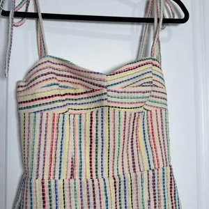 Amanda Uprichard Sample Sale Striped Sundress • Size Small thumbnail 16