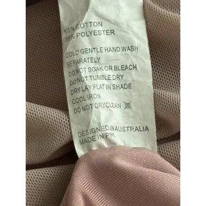 HELLO MOLLY Can I Get A‎ Witness Dress Medium Pink Ruched Lace Up Off Shoulder thumbnail 4