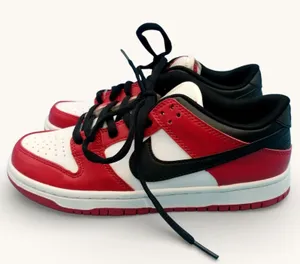 Nike‎ SB Dunk Low Chicago J-Pack Womens 8 Mens 6.5 BQ6817-600 Red White Black thumbnail 1