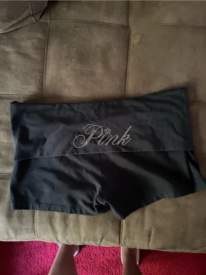 Victoria’s Secret Rhinestone Foldover Shorts Size Large thumbnail 2