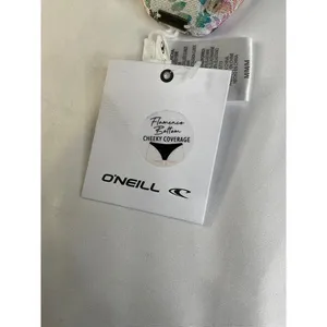 ONeill‎ Maggie Ditsy Flamenco Bikini Bottom Floral Metallic Lurex Cheeky Size M thumbnail 8