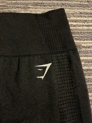 Gymshark Leggings Adapt Seamless Marl Black Grey thumbnail 2