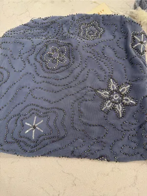 Embellished Strapless top in Slate Blue thumbnail 4