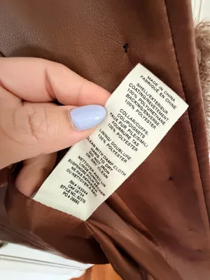 Avec Les Filles Brown Faux Leather Fur Trim Belted Maxi Coat XS Y2K Glam Luxe $258 thumbnail 13