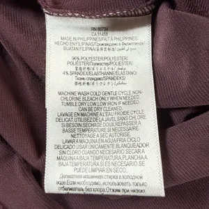 BCBGeneration Women's Plum Halter Tank Top Size Small Twist Front thumbnail 4