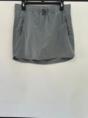 Athleta Stretch In Skort Skirt Cobblestone Gray Medium 438956 thumbnail 2