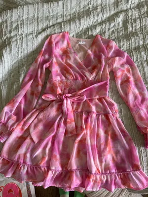 Long Sleeve Dress Pink Size XS thumbnail 3